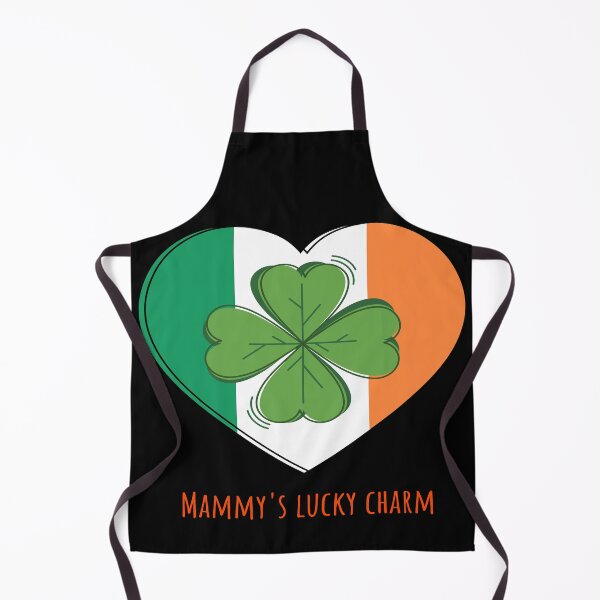 Item preview, St. Patrick's Day - Mammy's Lucky Charm, Tri- Colour Love heart With Shamrock designed and sold by LMcDs.