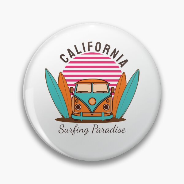 Item preview, CALIFORNIA Surfing Paradise T-shirts Desing designed and sold by LUXE SHIRT.