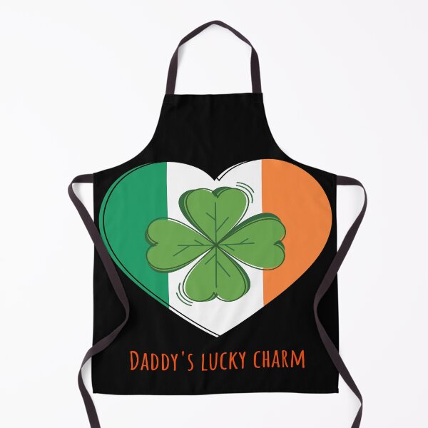 Item preview, St. Patrick's Day - Daddy's Lucky Charm, Tri- Colour Love heart With Shamrock designed and sold by LMcDs.
