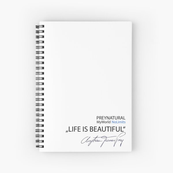 Item preview, "Life is beautiful", slogan that went viral, autographed designed and sold by PREYWORLD.