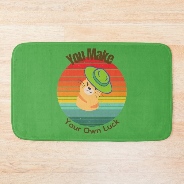 Item preview, You Make Your Own Luck - Irish Cat with Grunge Sunset designed and sold by Mechanical-Artt.