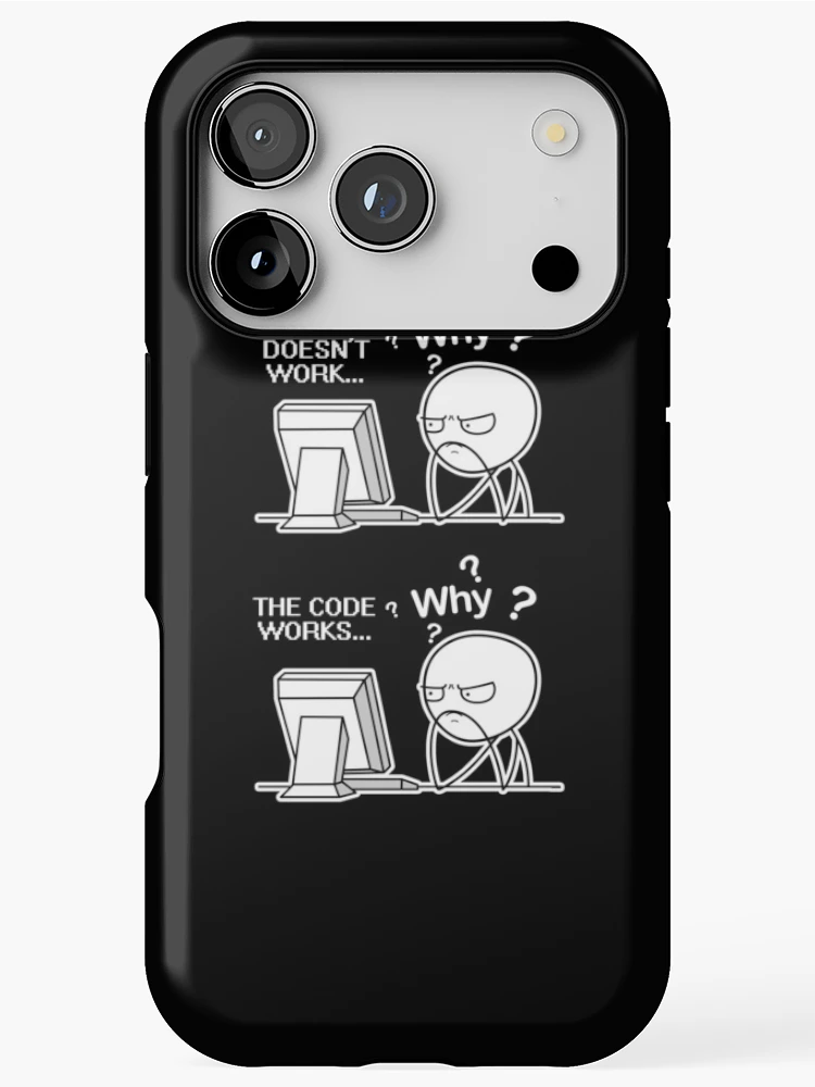 Thumbnail 1 of 4, iPhone Case, Funny Coding Computer Programmer Programming Gift designed and sold by TooFlyDesign.