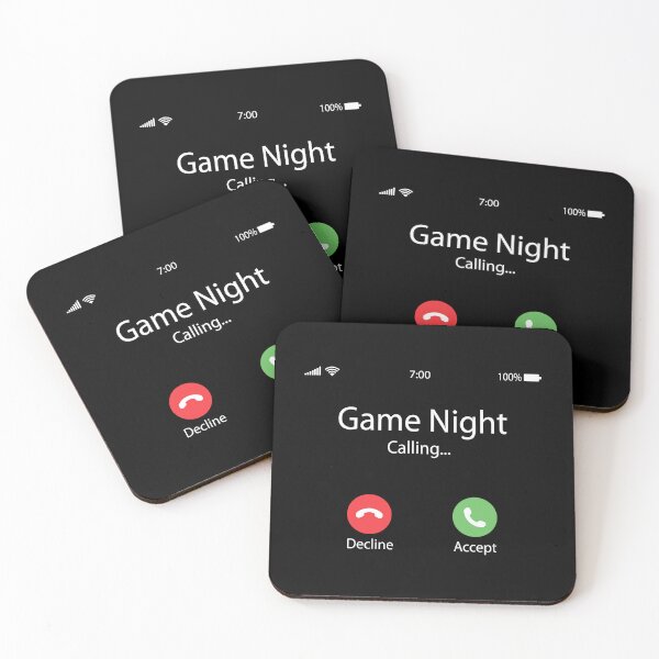 Item preview, Game Night Calling Funny Board Games designed and sold by TooFlyDesign.