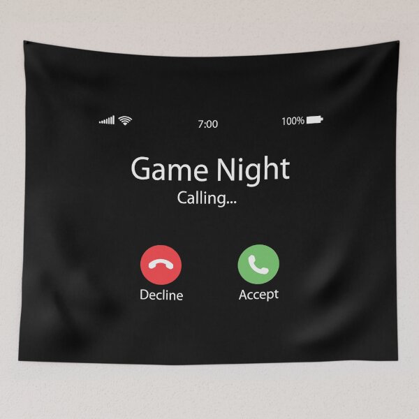 Item preview, Game Night Calling Funny Board Games designed and sold by TooFlyDesign.