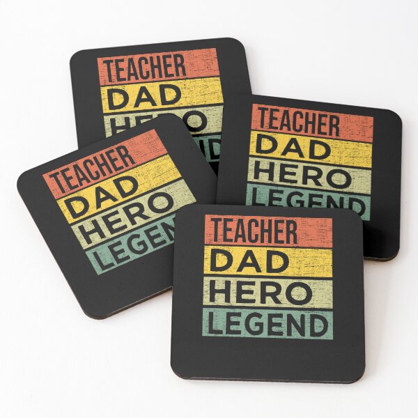 Item preview, Teacher, Dad, Hero, Legend Perfect Gift for Dad Hero Vintage designed and sold by nmichom.