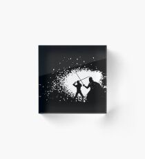 Luke vs Vader Duel Acrylic Block