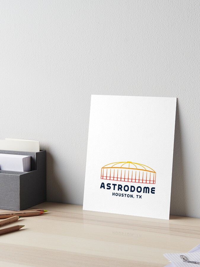 Astrodome. 8.5 X 11. Houston Texas. Watercolor 