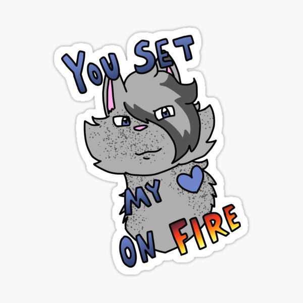 warriors inspired ashfur Sticker for Sale by MagicPistachio