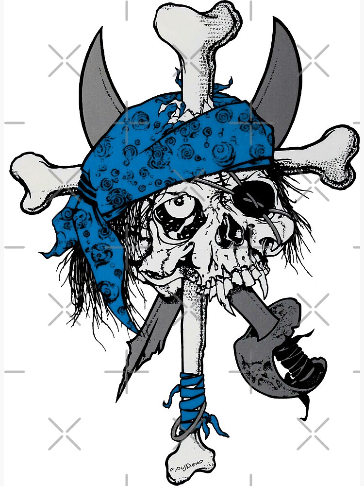 Pushead Pirate Skull Alt 3