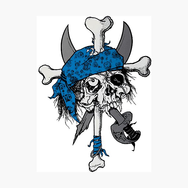 Zorlac Pushead Pirate Skull