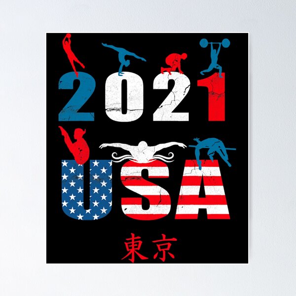 Item preview, America Usa 2021 Sports Games Summer Classic T-Shirt designed and sold by nylaphilli.