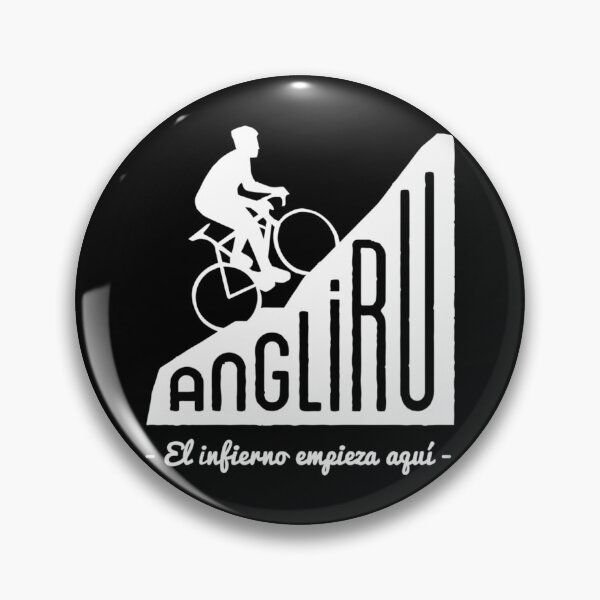 Item preview, Angliru Climb El Infierno Empieza Aquí Cycling Vuelta España Classic T-Shirt designed and sold by gretaboone.