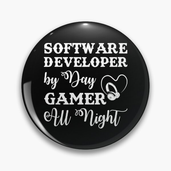 Item preview, Software Developer By Day Gamer All Night designed and sold by TooFlyDesign.