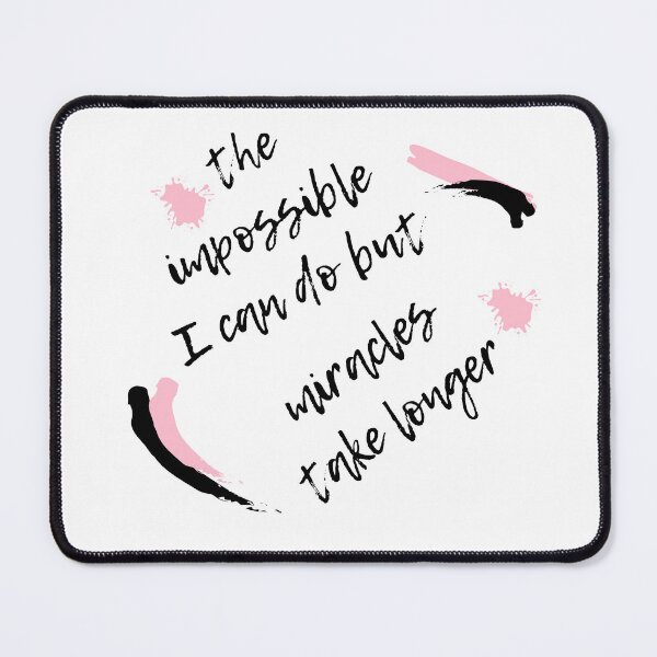 Item preview, Even Miracles Take A Little Time designed and sold by YogaZesty.