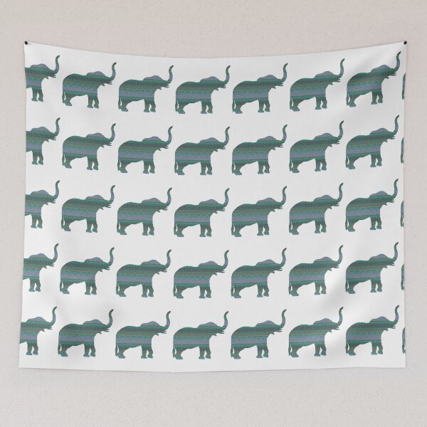 Item preview, Elephant with patterns designed and sold by me-fe.