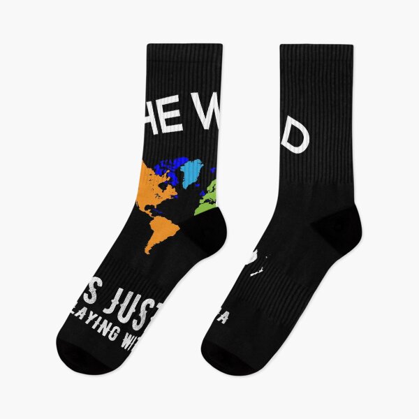Item preview, The World Is Just A Cat Funny designed and sold by TooFlyDesign.