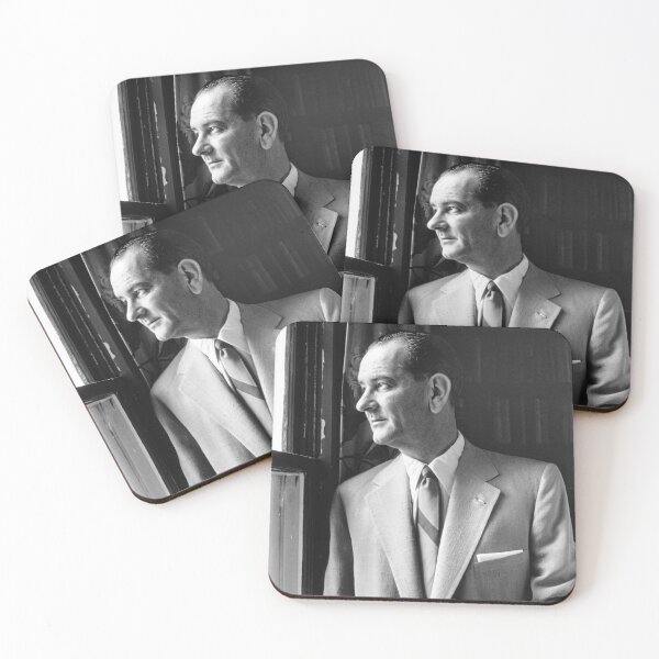 Item preview, Senator Lyndon Johnson Looking Out Of Window - 1955 designed and sold by warishellstore.