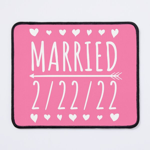 Item preview, Married on Twosday Tuesday 2/22/2022 designed and sold by BunnyPrinceDegn.