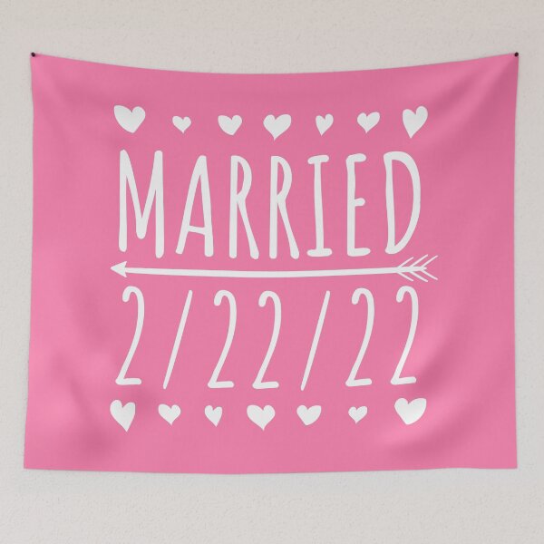 Item preview, Married on Twosday Tuesday 2/22/2022 designed and sold by BunnyPrinceDegn.