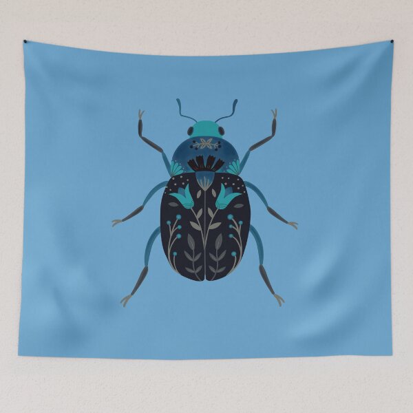 Item preview, Beetle With Floral Ornament  designed and sold by ArtLab9.
