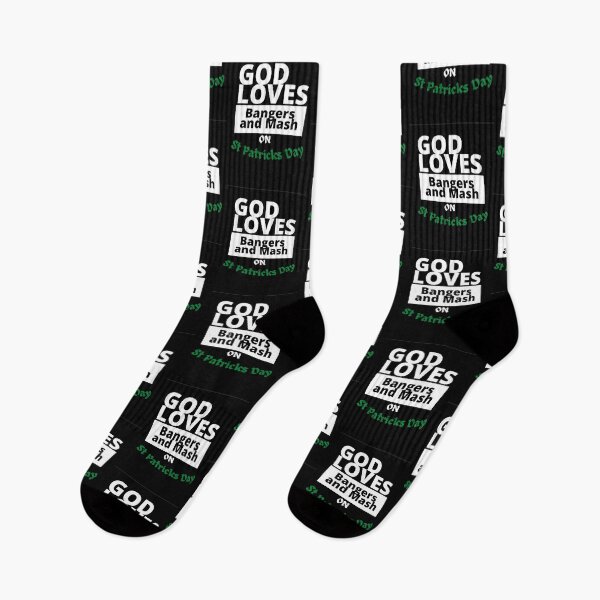 Item preview, God loves bangers and mash on St Patricks Day designed and sold by rocklegends99.