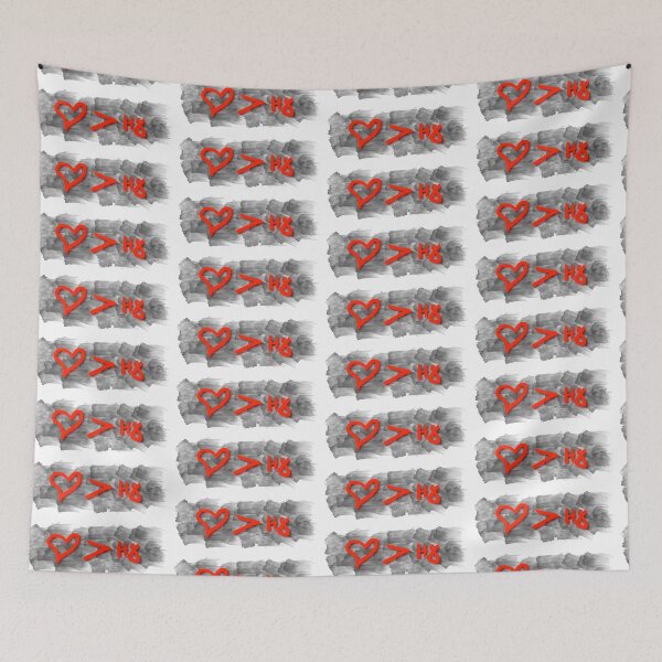 Item preview, Love more than hate (love more than hate) designed and sold by Meo Design.