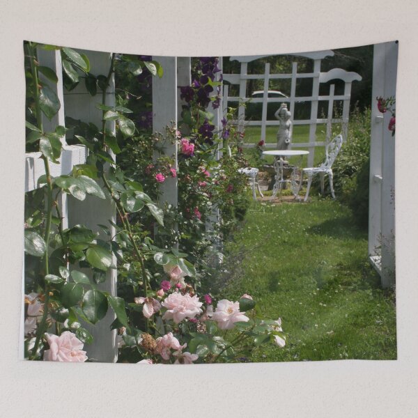 Item preview, Rose Garden at the Alms House designed and sold by tomorrowsart.