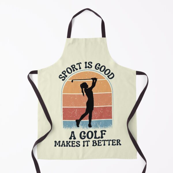 Item preview, funny retro vintage sport quote for golf lover designed and sold by salahnewdesign.