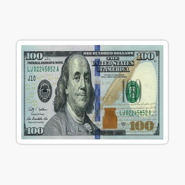 Item preview, 100 Dollar United States Bank Note Currency Bill Cash designed and sold by ADifferentStore.
