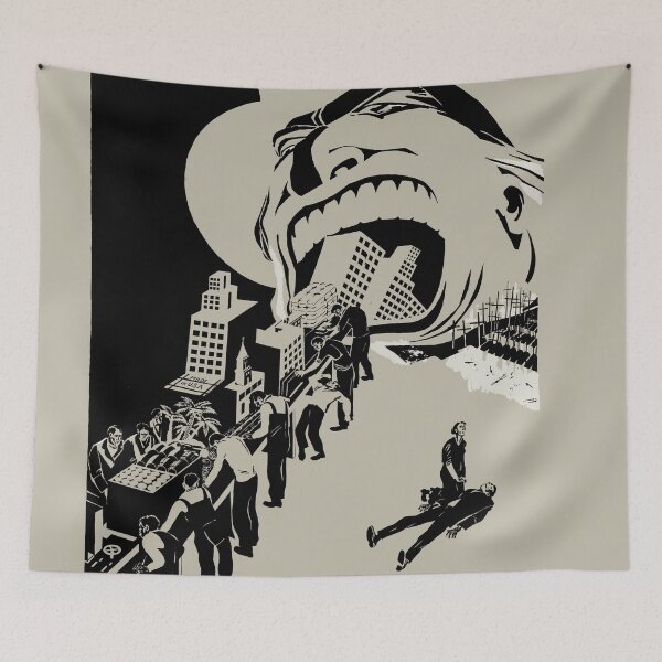 Item preview, Capitalism Devours Everything - Dmitry Moor, Soviet Propaganda, Socialist, Communist, Anti Capitalist designed and sold by SpaceDogLaika.
