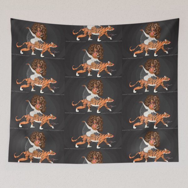 Item preview, RIDING THE TIGER designed and sold by Norn Cutson.