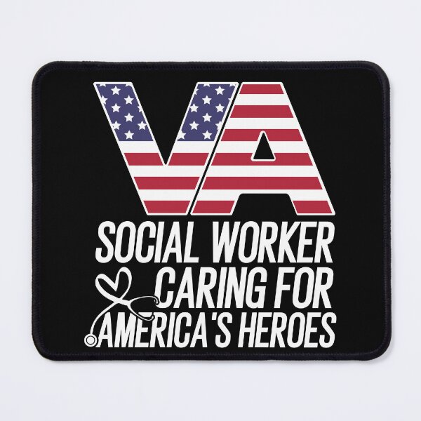 Item preview, va social worker caring for america's heroes designed and sold by Tattoohouse.