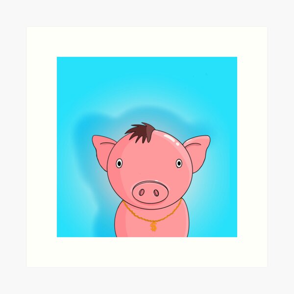 Item preview, Piggy with bling designed and sold by Fossy18.