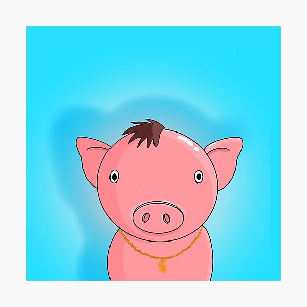 Item preview, Piggy with bling designed and sold by Fossy18.