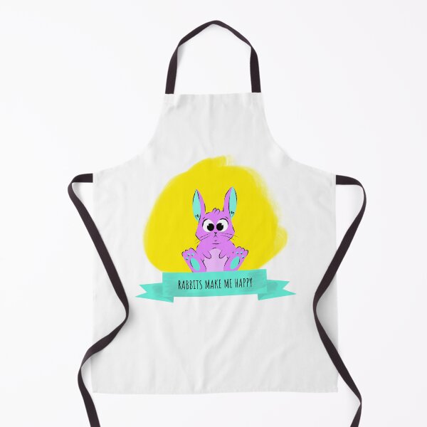 Item preview, Rabbits Make Me Happy - Bunny Lovers designed and sold by ThingsInMyHead2.