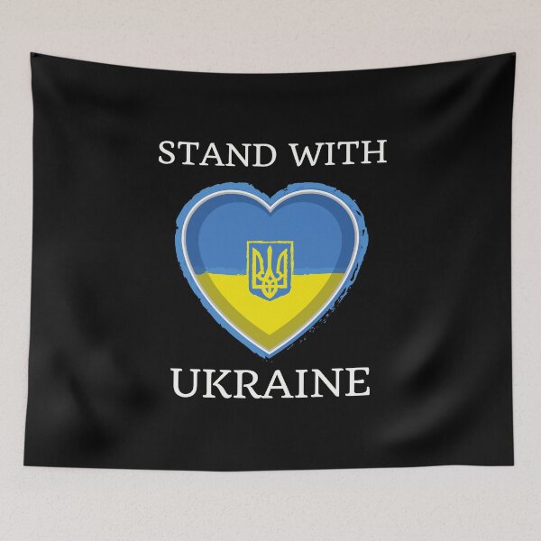 Item preview, Stand With Ukraine Heart designed and sold by MiJeDesigns.