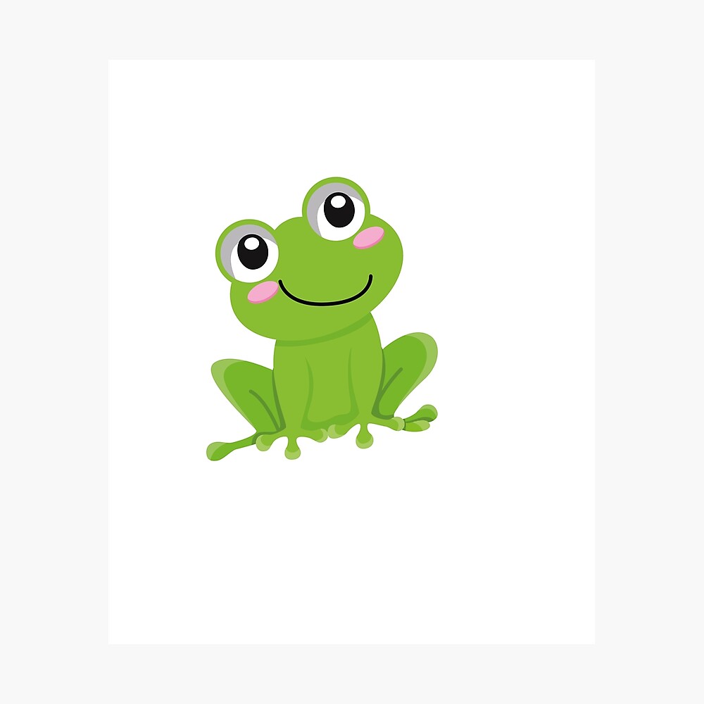 Frog Cute Frog,Frog Lover,Green Frog,Cartoon For Kids,Funny Frog