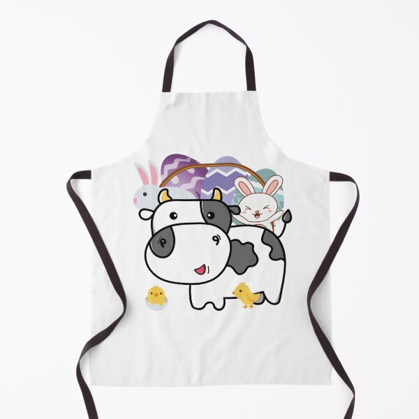 Aperçu de l'œuvre Joli petit panier de vache de Pâques créée et vendue par SoniaCoteStudio.