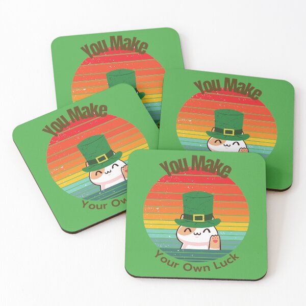 Item preview, You Make Your Own Luck - Irish Cat with Grunge Sunset designed and sold by Mechanical-Artt.