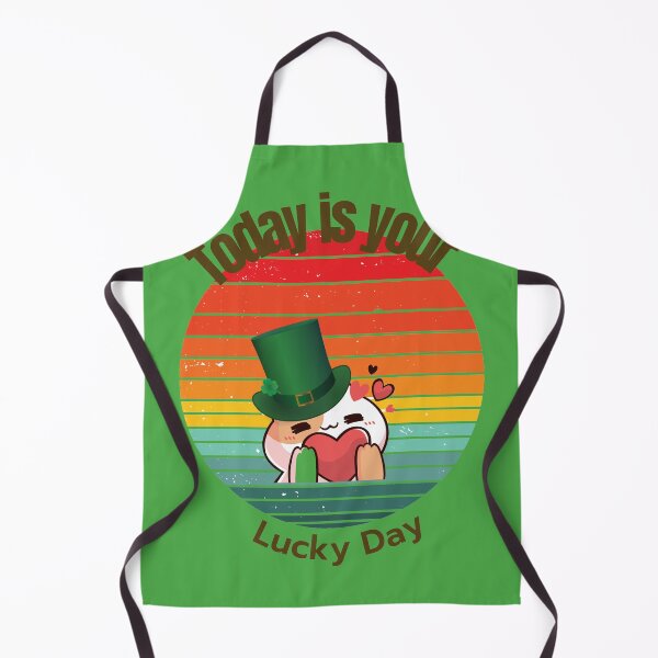 Item preview, Today is your lucky day - Irish Cat with Grunge Sunset designed and sold by Mechanical-Artt.