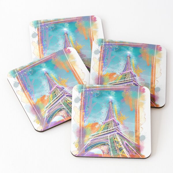Item preview, The Neon Eiffel Tower designed and sold by PurpleJamUK.