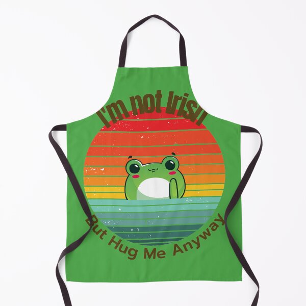 Item preview, I'm not Irish, But Hug Me Anyway - Cute Frog designed and sold by Mechanical-Artt.