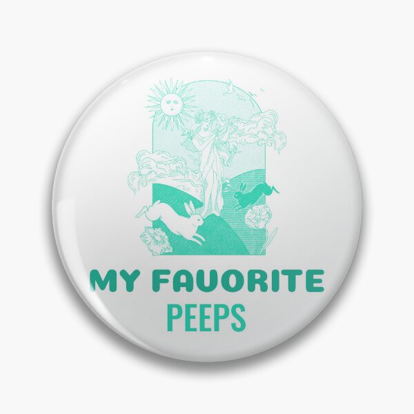 Item preview, My Favorite Peeps - Rabbit Illustration designed and sold by ThingsInMyHead2.