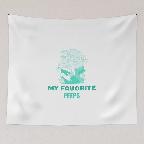 Item preview, My Favorite Peeps - Rabbit Illustration designed and sold by ThingsInMyHead2.