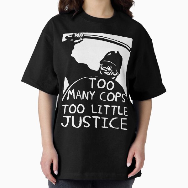 Item preview, Too Many Cops Too Little Justice - Police Reform, Punk, Socialist, Defund the Police designed and sold by SpaceDogLaika.
