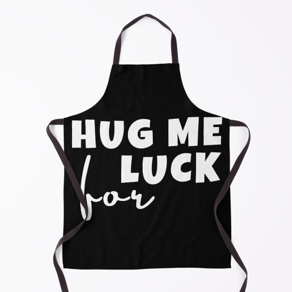 Item preview, Hug me for luck positive quote back and white illustration. designed and sold by Coolclassy.