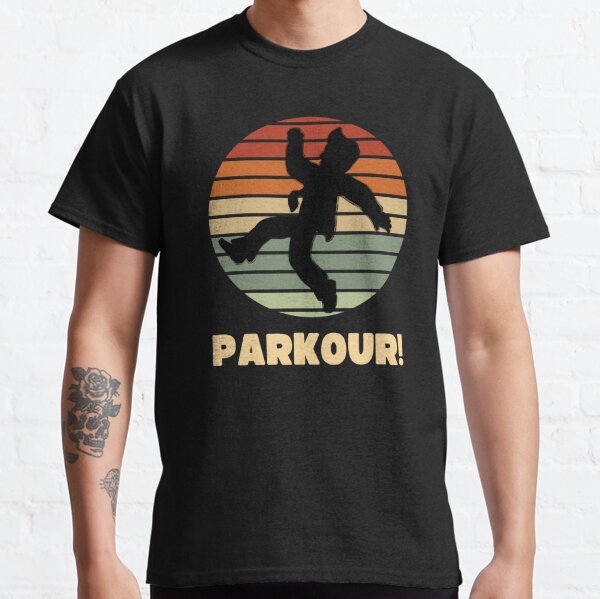 5XL Camiseta Evolution Freerunner Parkour Traceur Freestyle 13 Colores HombreS XS