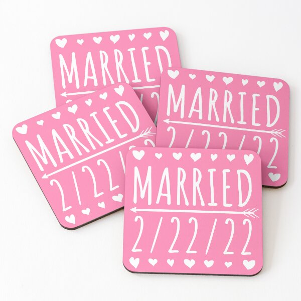Item preview, Married on Twosday Tuesday 2/22/2022 designed and sold by BunnyPrinceDegn.