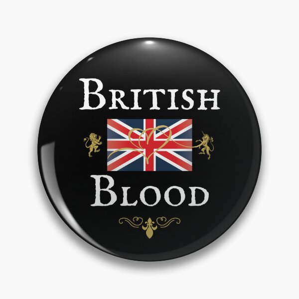 Item preview, BRITISH BLOOD Union Jack Flag designed and sold by Krafty  Arts Studio.