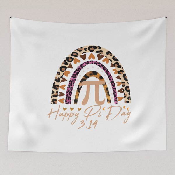 Item preview, Happy Pi Day Mathematic Math Teacher Leopard Rainbow, Funny Math Teacher Gift,Creative Happy Pi Day Design designed and sold by pedrored369.